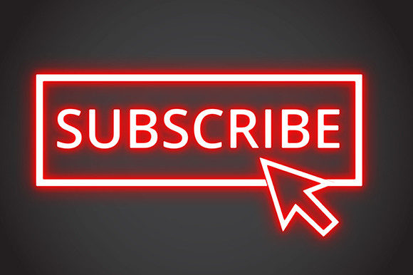 Download Neon Subscribe Button - Subscribe button Collection