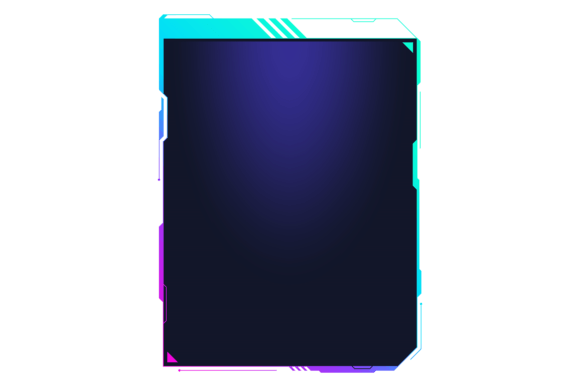 Download Futuristic Game Screen with Neon Black G - Game screen Collection