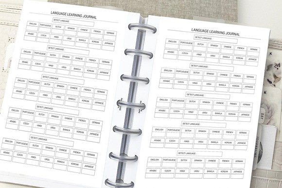 Download Language Learning Journal Kdp Interior - Language Collection