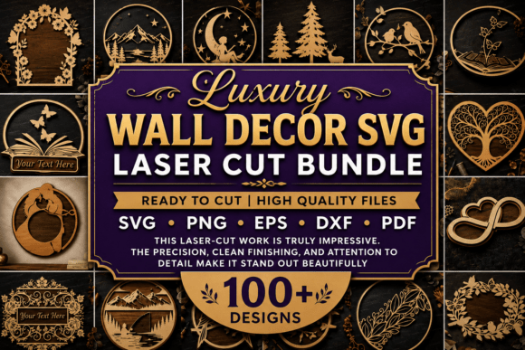 Download Luxury Wall Decor SVG Collection Bundle - Wall Collection