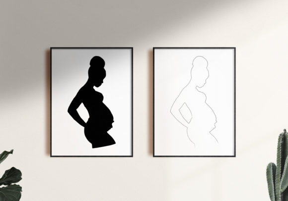 Download 2 Piece Wall Art, Pregnant Woman - Wall Collection