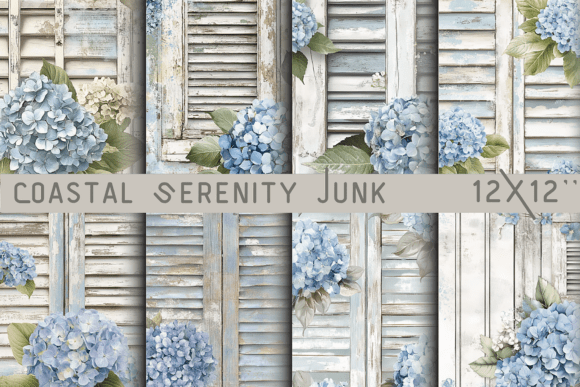 Download Coastal Serenity Junk Journal Wallpaper - Wall Collection