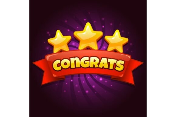 Download Congratulations Game Screen. Golden - Game screen Collection