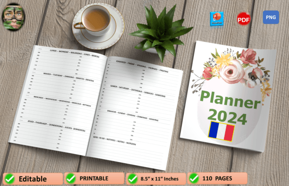 Download 2024 Planner French Language - Language Collection