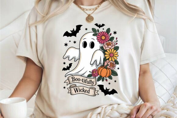 Download Boo-tifully Wicked Ghost Halloween PNG - Premium Resources